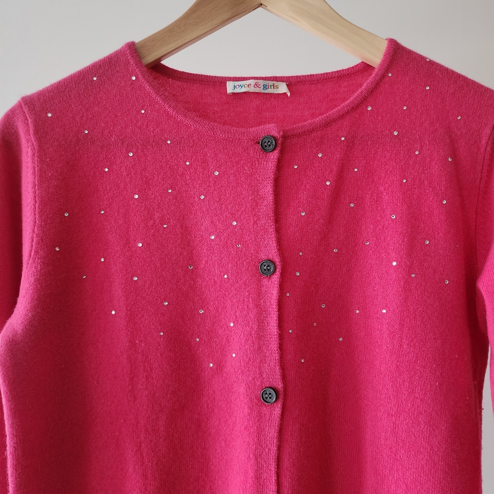 Cashmere Pink Cardigan Joyce & Girls